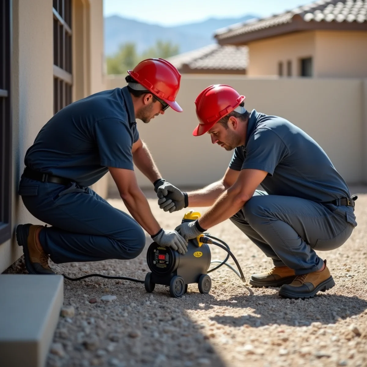 Equipment operation during ac condensate leak water damage