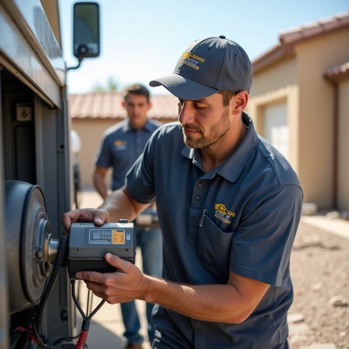 Professional technique for AC Drain Line Maintenance Before Summer