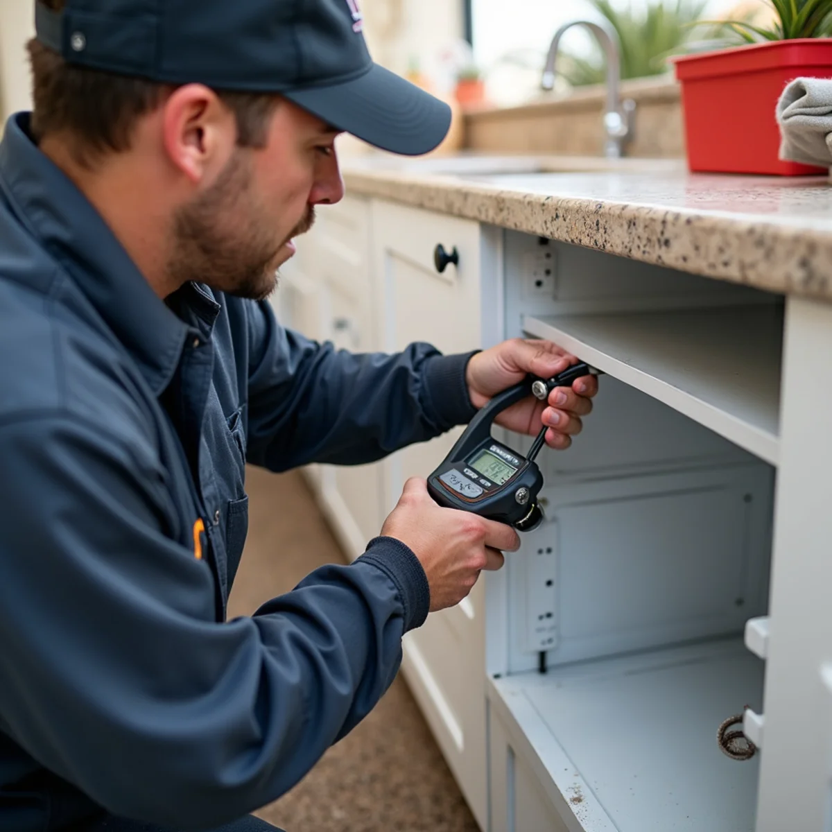 Equipment operation during appliance & kitchen leak water damage