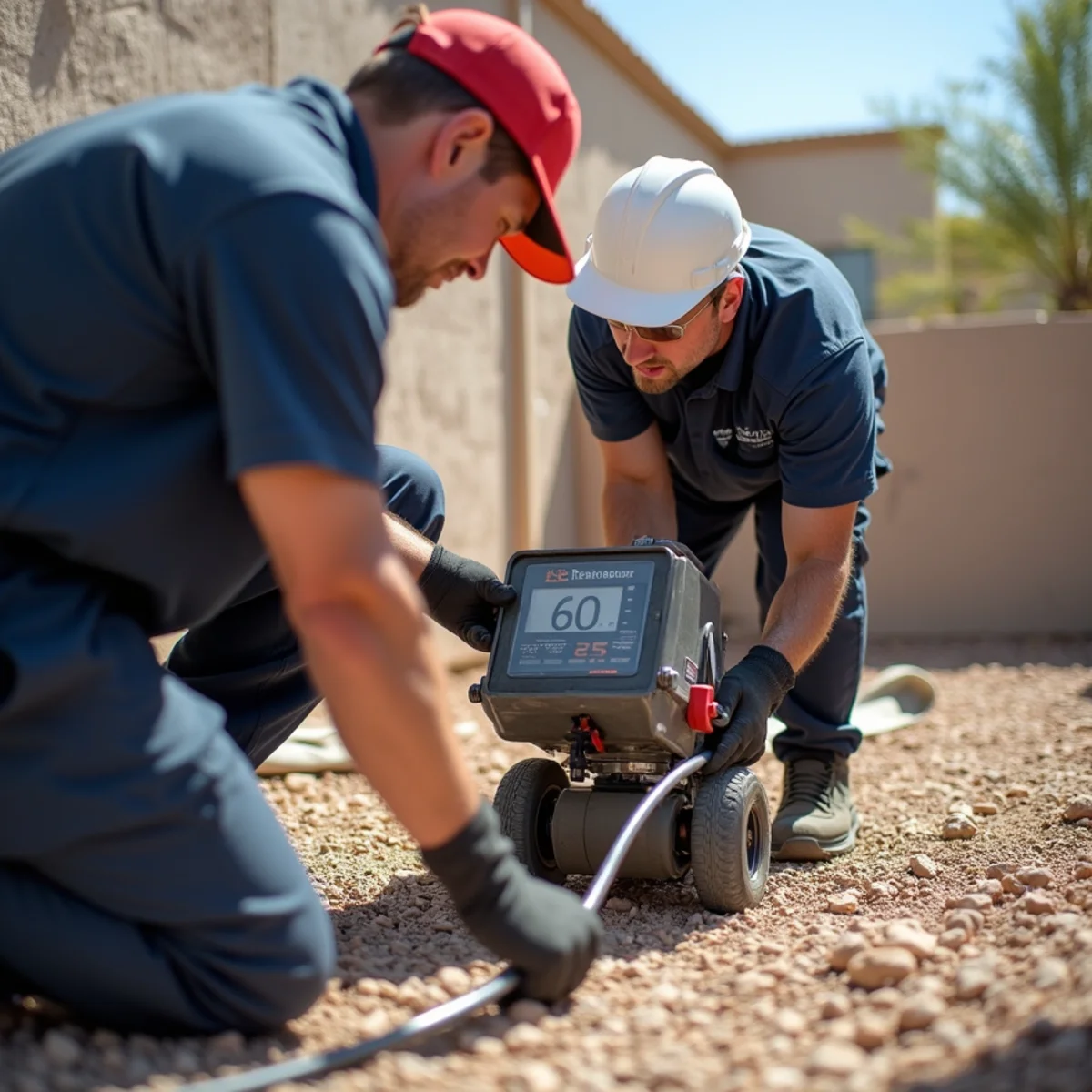 Equipment operation during emergency leak repair & water shutoff