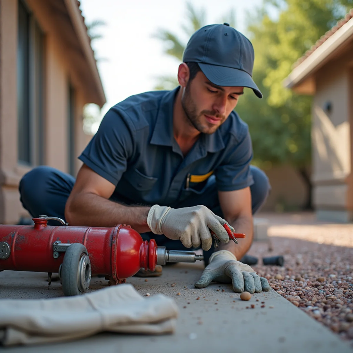 Professional technique for Fire Sprinkler Discharge in High-Rise Condos
