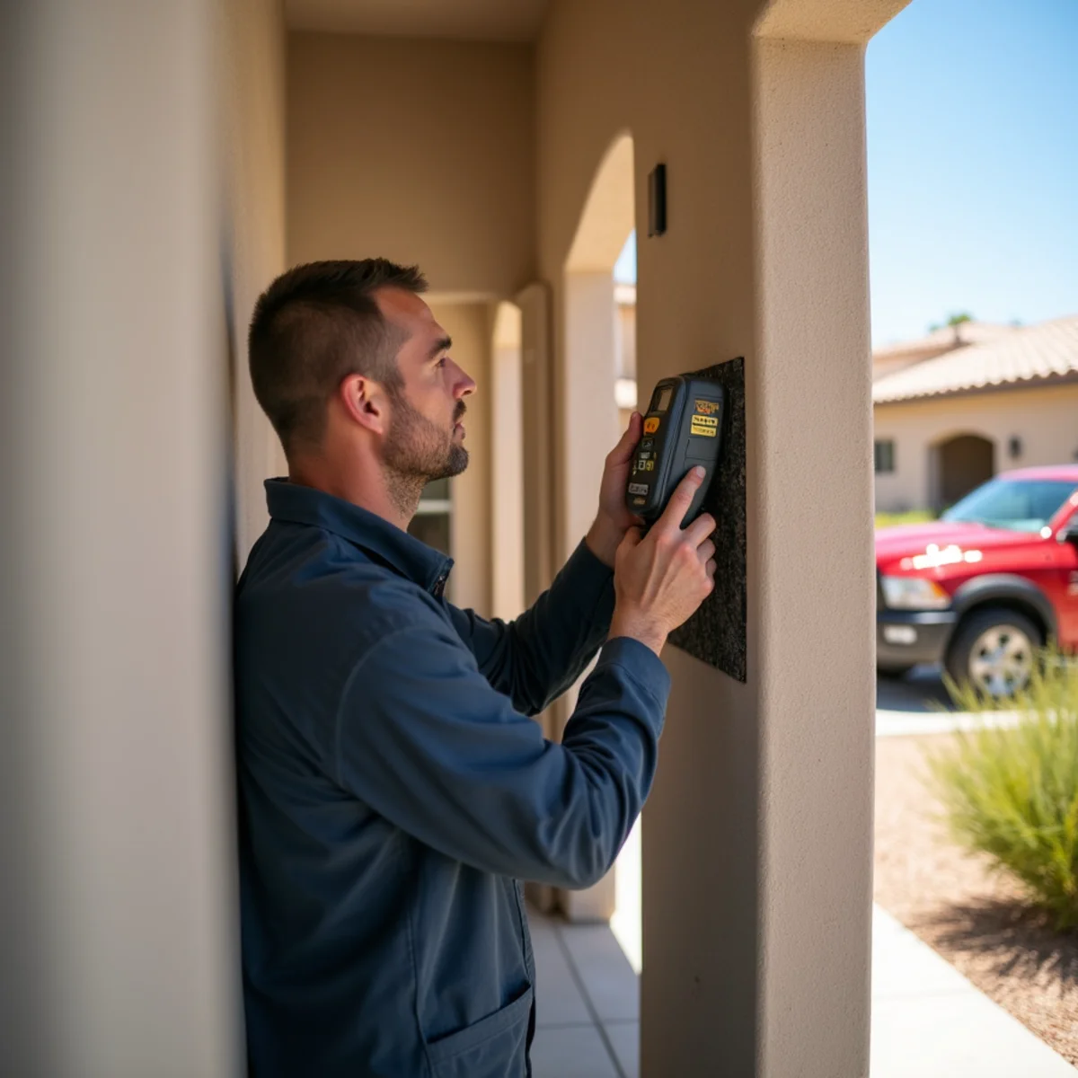 Moisture detection and structural drying in Indian Springs property