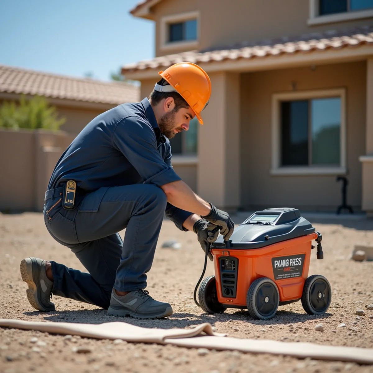 Equipment operation during leak detection