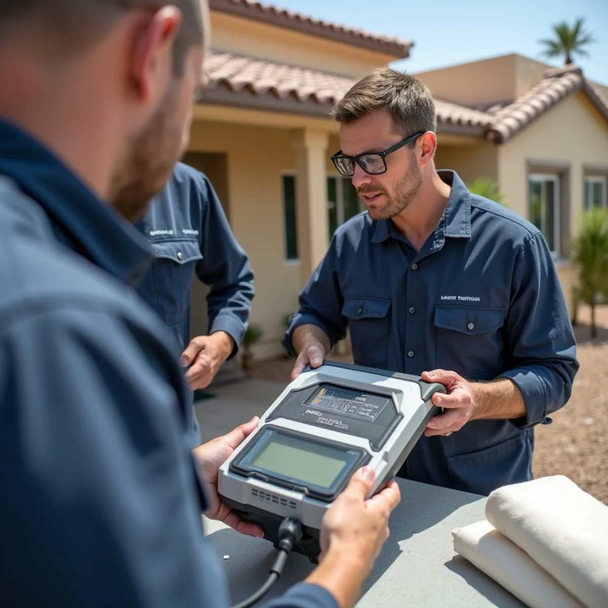 Equipment operation during mold inspection & testing