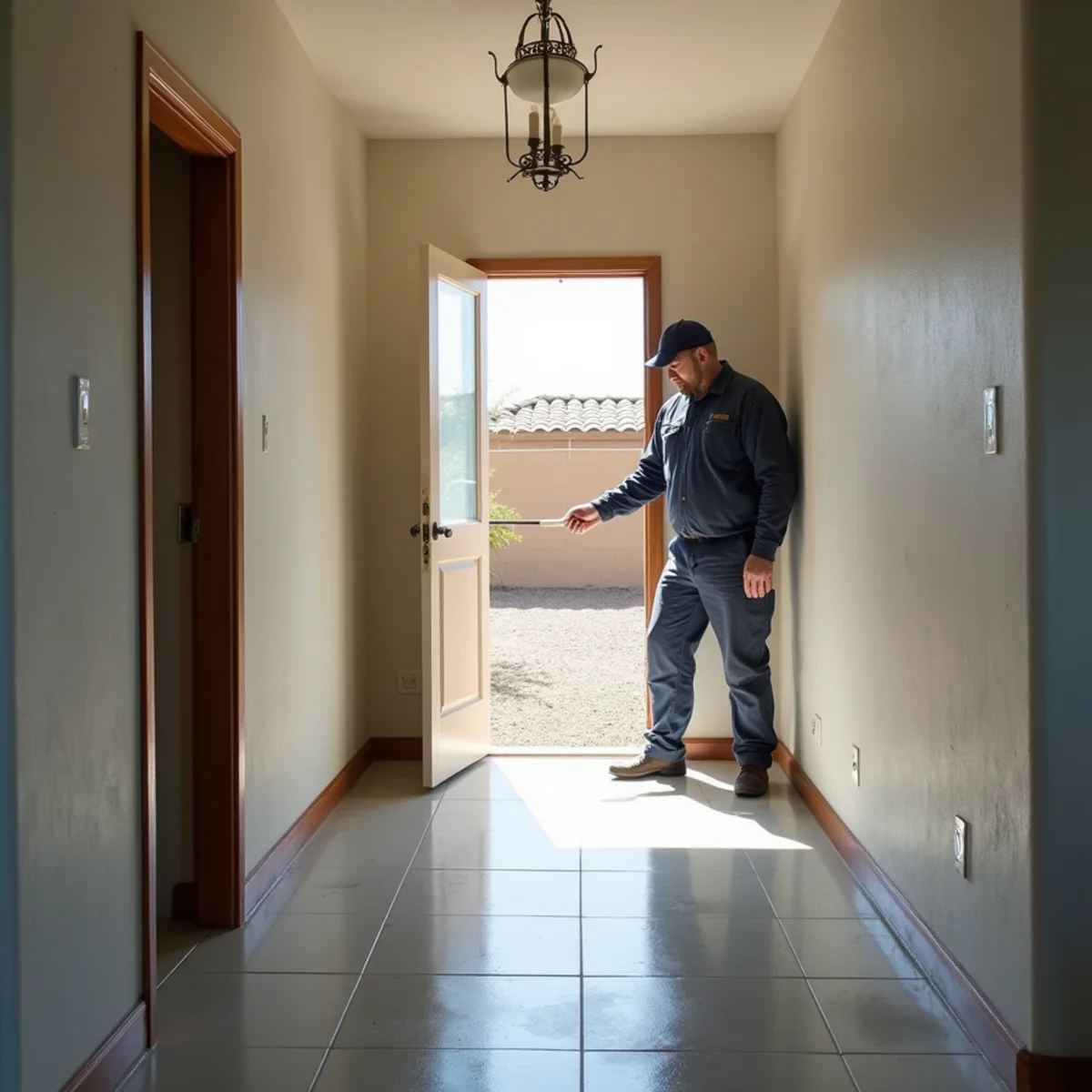Restored interior following unattended death & trauma cleanup