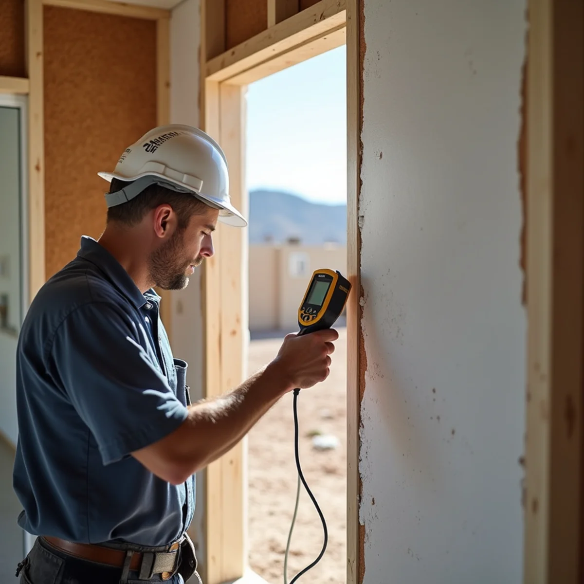 Moisture detection and structural drying in Whitney property